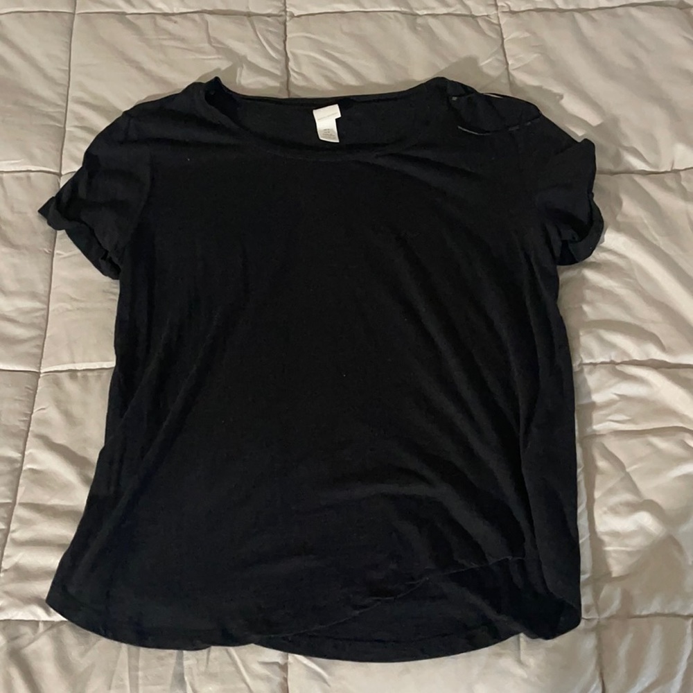 H&M medium black blouse
